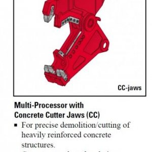 foto 2.6t roto MP20 nożyczki szczypce 350bar rozbiórka beton metal